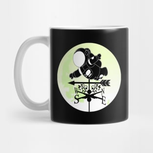 Spaceman Weathervane Mug